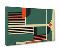Classic Bauhaus Art Vol.1 Abstract Canvas Wall Art Print Ready to Hang, Framed Picture for Living Room Bedroom Home Office Décor, 30x20 Inch (76x50 cm)
