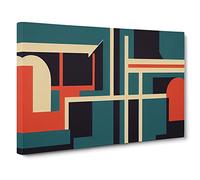 Classic Bauhaus Art Vol.3 Canvas Print | Gallery Wrapped 30mm Frame Wall Art | 30x20 inches | Ready to Hang | Abstract Picture | Living Room Bedroom Lounge Office