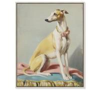 Classic Beauty Framed Canvas Print Dog Wall Art by Art Remedy, Silver Frame, 16 x 20