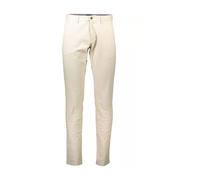 Classic Beige Cotton Jeans Pant - male - Gant - Chinos - Beige - W36 L34 - Trousers W36 L34