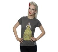 Classic Belle Cotton T-Shirt Disney Princess Charcoal S