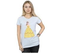 Classic Belle Cotton T-Shirt Disney Princess Grey XXL