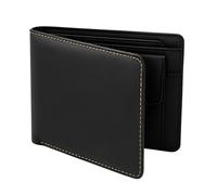 Classic Bi-Fold Wallet - Slim and Durable Design with Stitch Detailing | Lightweight Card and Cash Holder | 4.5 x 3.5 Inch, Black, 4.5 x 3.5 Inch, Slim & Compact