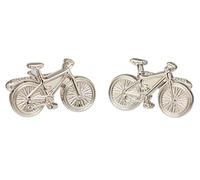 Classic Bicycle Bike Cufflinks Presented in Onyx Art Cufflink Gift Box