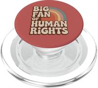 Classic Big Fan of Human Rights PopSockets PopGrip for MagSafe