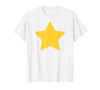 Classic Big Yellow Star Graphic on Front for Kids T-Shirt