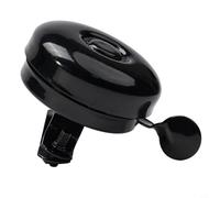 Classic Bike Bell Retro Nostalgia Bell for Folding Bikes, Road Bikes, Electric Vehicles, Iron+Plastic Material, Silver/Black Color, 5 2cm Diameter, Approx 60g Weight (black)