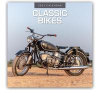 Classic Bikes 2025 Square Wall Calendar