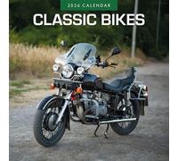Classic Bikes - 2026 Square Wall Calendar - by Red Robin Publishing