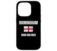 Classic Birmingham Born And Bred England Flag Men Women Kids Case for iPhone 14 Pro