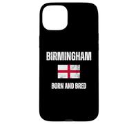Classic Birmingham Born And Bred England Flag Men Women Kids Case for iPhone 15 Plus