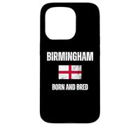 Classic Birmingham Born And Bred England Flag Men Women Kids Case for iPhone 15 Pro