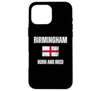 Classic Birmingham Born And Bred England Flag Men Women Kids Case for iPhone 16 Pro Max