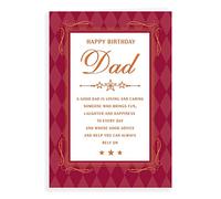 Classic Birthday Card Dad - 9 x 6 inches - Regal Publishing