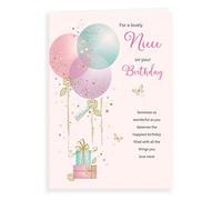 Classic Birthday Card Niece - 9 x 6 inches - Regal Publishing