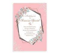 Classic Birthday Card Someone Special - 9 x 6 inches - Regal Publishing