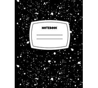Classic Black and White Composition Notebook - 150 Pages, Composition book for younger children, back to school notebook, journal