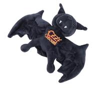 Classic Black Bat Plush Toy with Detailed Wings, Emotional Resonance for Rock Music Lovers (Regular Style)