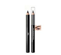 Classic Black Eyebrow Pencil With Wooden Barrel For Defined Lines & Winged Eyeliner - Waterproof, Smudge-Proof, Long Lasting Brow Liner Pen For Precise Application, Natural Look & Easy Control