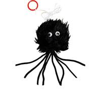 Classic Black Furry Spider x1