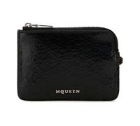 Classic Black Leather Card Holder - male - Alexander McQueen - Wallets & Cardholders - Black - ONE SIZE - Accessories ONE SIZE