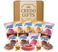 Classic Blancmange Dessert Gift Set Hamper with 3 Packs of Each Flavour 9 Packs Total | Strawberry 35g | Chocolate 41g | Butterscotch 35g | British Pudding Mix Selection | Traditional British Desserts