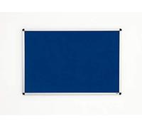 Classic Blue Felt Noticeboard for Office, Home and Schools - 2400mm x 1200mm