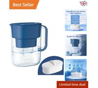 Classic Blue Lucid Water Filter Jug - Long-lasting NSF Certified Solution