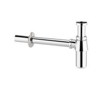 Classic Bottle Trap 35mm - Chrome Finish - Brass Basin Waste Trap - Adjustable Outlet Pipe