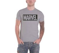 Classic Boxed Logo T Shirt Marvel Grey XL