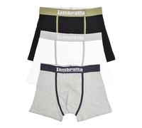 Classic Boxer Shorts (Pack of 3) Lambretta Black S