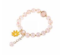 Classic Bracelet Quartz Bracelet Charms Jewelry Multi Beads Style Accessories Handmade Beads Hand Chain Strawberry Choice Bracelet Natural Bangle Bracelet Classic Bracelet, one size, Crushed Stone, No