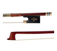 Classic Brazilian Wood Violin Bow 4/4 Full Size Ebony Frog Well Balanced Mongolia Horsehair Excellent Viberation(A 006)