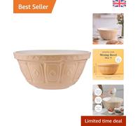 Classic British 32cm Mixing Bowl | 5L Capacity & Durable Earthenware Design