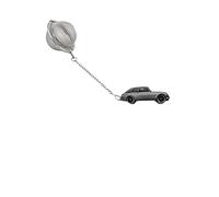 Classic British Car C GT ref131 Pewter Effect Design Tea Leaf Infuser Stainless Steel Sphere Strainer