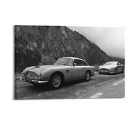 Classic British Sports Car for Aston Martin DB5 & DB9 Luxury Supercar Poster Decorative Painting Canvas Wall Posters And Art Picture Print Modern Family Bedroom Decor Posters