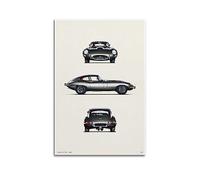 Classic British Sports Car Poster for Jaguar E-type Racing Car Poster Decorative Painting Canvas Wall Posters And Art Picture Print Modern Family Bedroom Decor Posters