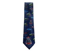 Classic British Steam Trains repeating 100% Polyester Classic Tie