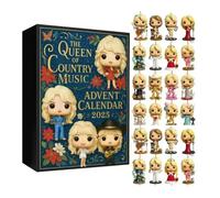 Classic Broadway Shows Advent Calendar 2025, 24 Days Christmas Advent Countdown Calendar 2D Acrylic Hanging Pendant Gift for Fans,Girls and Friends (C)