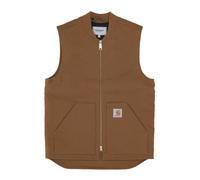 Classic Brown Vest with Zip Fastening - male - Carhartt Wip - Waistcoats - Brown - M - Jackets M