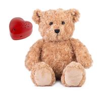 Classic Brown Voice Recording Teddy Bear Gift - 40cm/16 inch - Up to 60 second message - Baby Heartbeat Bear