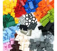 Classic Building Bricks, 320Pcs with Wheels and Axles Car Parts Blocks | Creative Bricks Pieces Compatible with Major Brands, Different Tyres, windshield, Mixed Assortment (Various Sizes & Colors)
