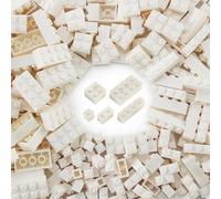 Classic Building Bricks Set 320 Pieces Bulk Mixed Shape 1x1,1x2,1x4,2x2,2x4 Creative Basic Building Blocks for Kids