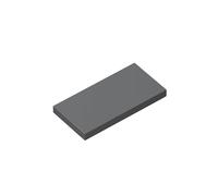 Classic Building Bricks Tile 2x4 with Groove 100 Piece, Compatible with Lego Parts and Pieces 87079, Creative Play Set - 100% Compatible with All Major Brick Brands(Colour: Dark Grey)