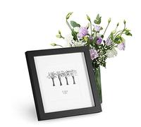 Cannon picture frame square 20 x 20 cm photos passe-partout real wood