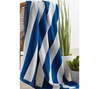 Classic 'Cabana' Striped Extra Large Vibrant Beach Towels Christy Blue One Size
