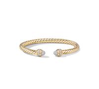 Classic Cablespira® Bracelet in 18ct Yellow Gold with Diamonds - Size Medium