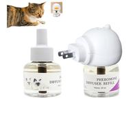 Classic Calming for Cats from 30 Days | Pets Calmings Diffusors & 6 Reambils | Premium Cat Relaxing Diffuser for Stress and | Spraying and Sleep Problems in Kittens P