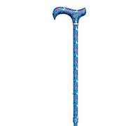 Classic Canes Animal Friends Butterfly Cane - Derby Handle Stylish Fashionable Adjustable Aluminium Walking Stick 73-95cm 265g - Modern Ergonomic Support Sticks Fitted Non-Slip Rubber Ferrule