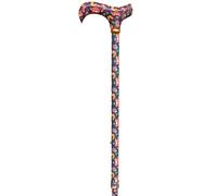 Classic Canes Animal Friends Forest Creatures Cane - Derby Handle Stylish Fashionable Adjustable Aluminium Walking Stick 73-95cm 265g - Modern Ergonomic Support Sticks Non-Slip Rubber Ferrule